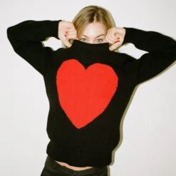 Gyles & George Women's Heart Sweater 12 Gyles & George Women's Heart Sweater -Rowingblazersus Shop 000035090002