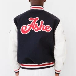 Arthur Ashe X UNINTERRUPTED Varsity Jacket 33 Arthur Ashe X UNINTERRUPTED Varsity Jacket -Rowingblazersus Shop 000059090015