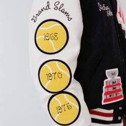 Arthur Ashe X UNINTERRUPTED Varsity Jacket 38 Arthur Ashe X UNINTERRUPTED Varsity Jacket -Rowingblazersus Shop 000059090030