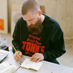 John's Pizza "No Slices" Crewneck -Rowingblazersus Shop 000117810001