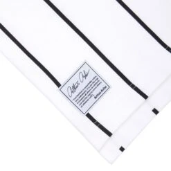 Arthur Ashe 1975 Tennis Polo -Rowingblazersus Shop 08 AUG ARTHUR ASHE POLO WHITE STRIPE D3