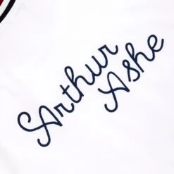 Arthur Ashe Chainstitch Court Jacket -Rowingblazersus Shop 08 AUG ARTHUR ASHE WARMUP JACKET WHITE D2 v2