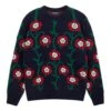 Roses Sweater -Rowingblazersus Shop 09 SEP RB FLOWER SWEATER NAVY FRONT v2