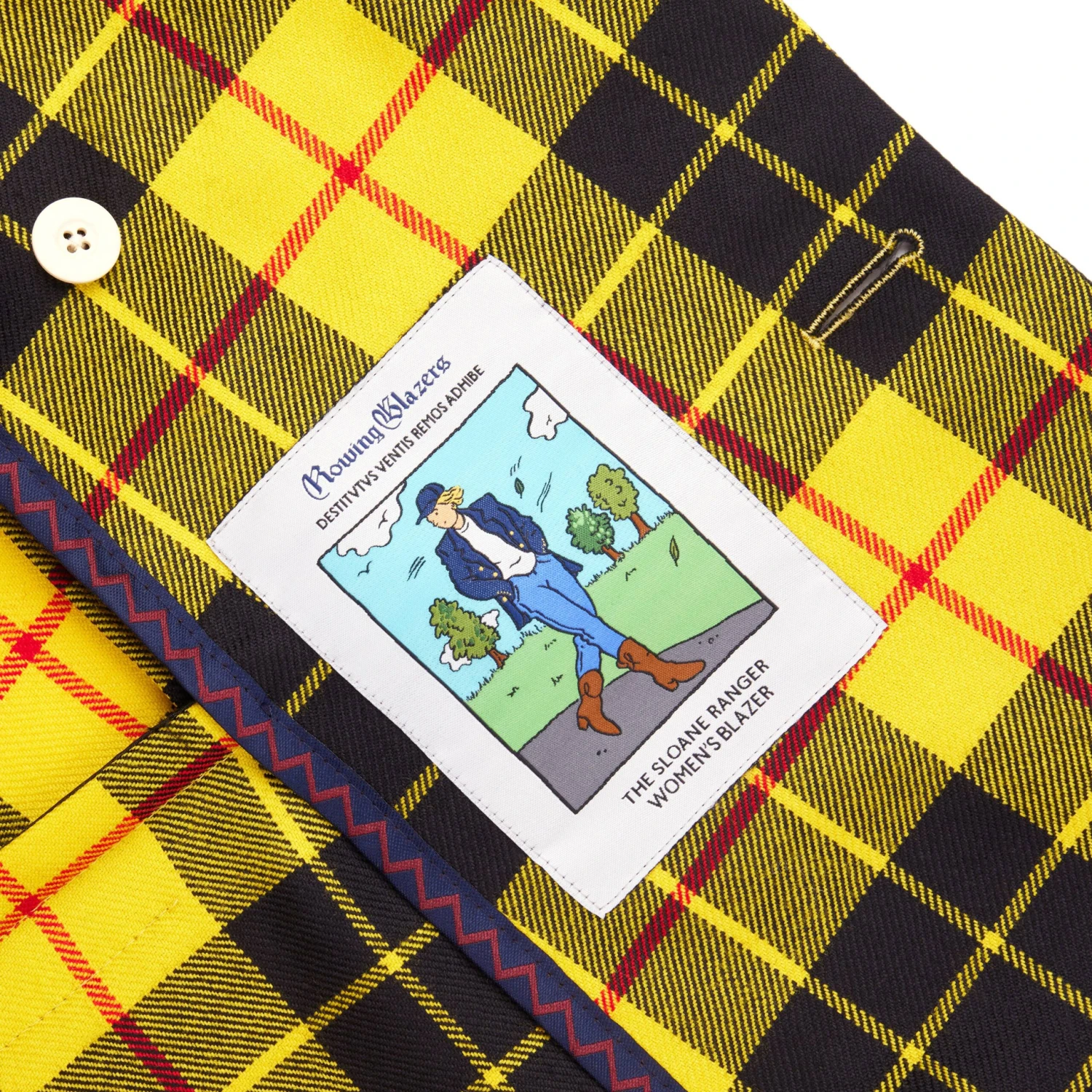 Women's MacLeod Tartan Diana Jacket 6 Women's MacLeod Tartan Diana Jacket - Image 4