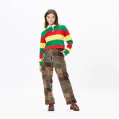 Red, Yellow, And Green Stripe Cropped Rugby -Rowingblazersus Shop 1500 0013 Shot23 006