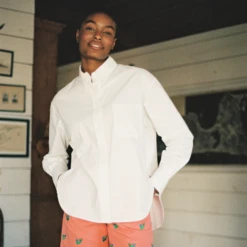 Caroline Back-Button Oxford Shirt -Rowingblazersus Shop 1 3caa83bd 04d4 43f6 afb6 0b0318b286f7