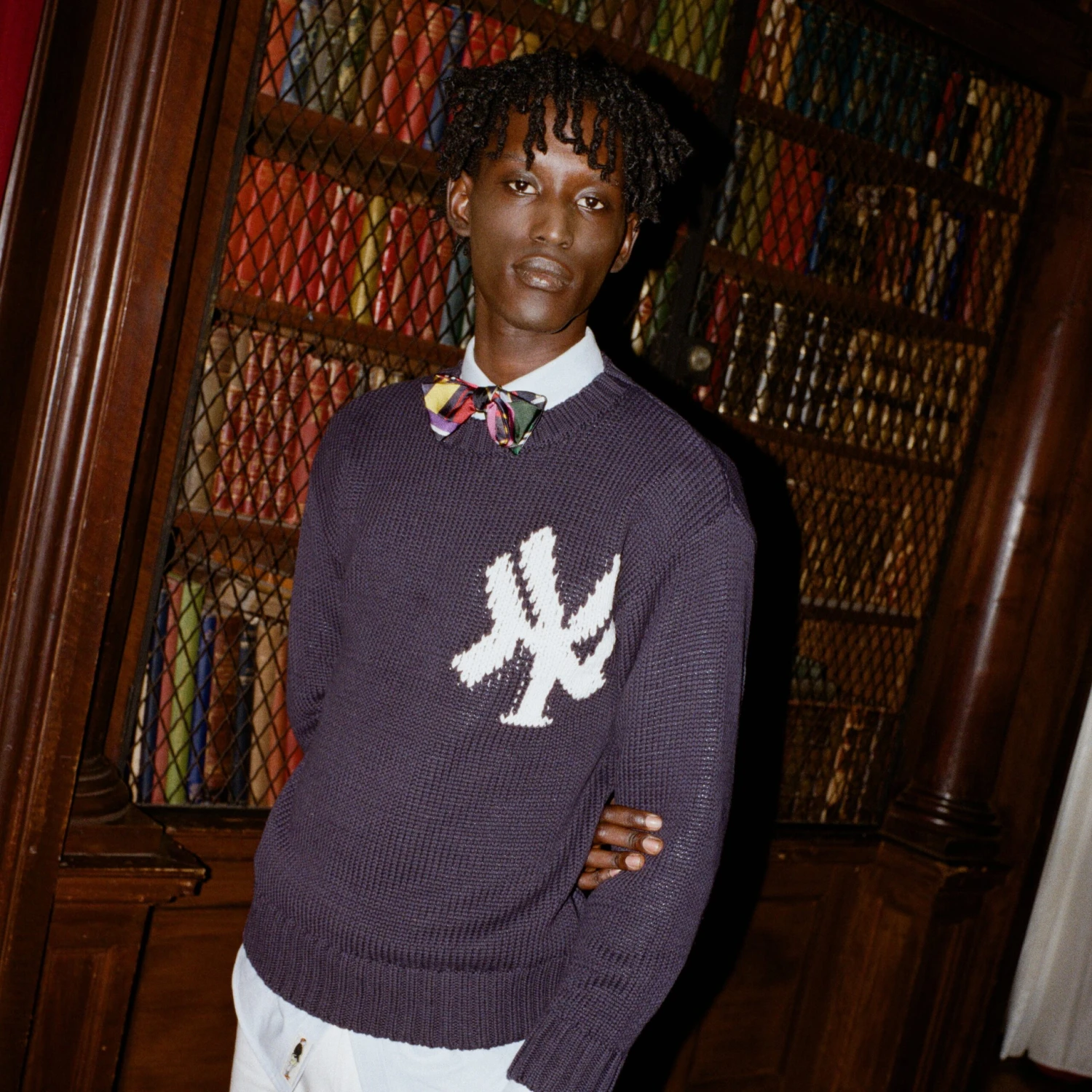 Tie Patchwork Bow Tie 6 Tie Patchwork Bow Tie - Image 4