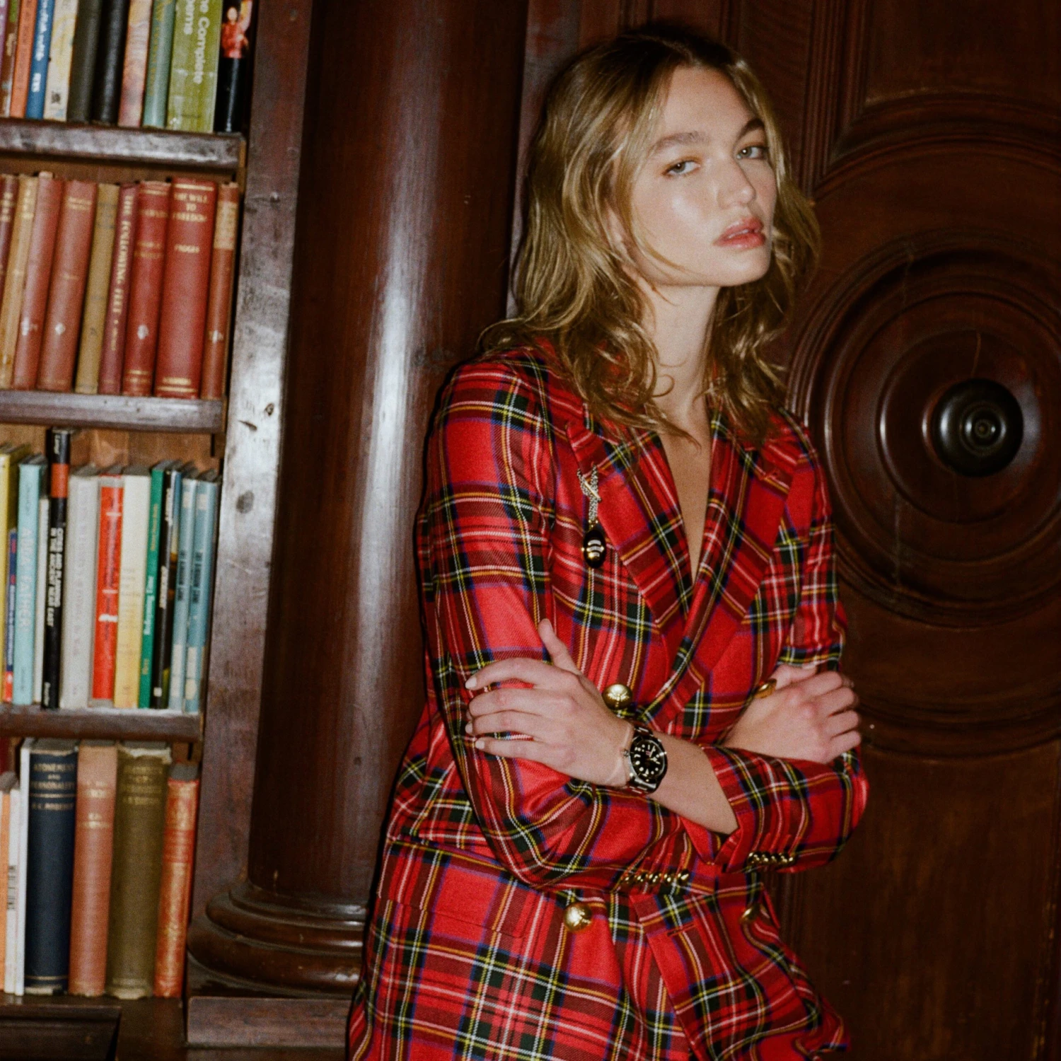 Women's Royal Stewart Tartan Diana Jacket 9 Women's Royal Stewart Tartan Diana Jacket - Image 7