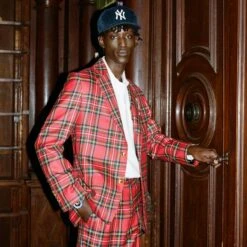 Men's Royal Stewart Tartan Jacket -Rowingblazersus Shop 231108231108240002