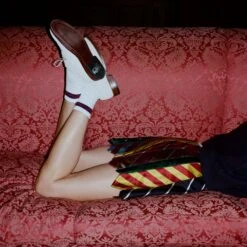 Women's Vintage Tie Mini-Skirt -Rowingblazersus Shop 231108231108260013