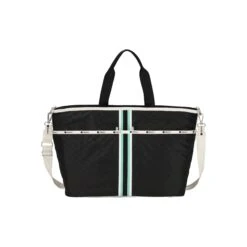 AEC Striped Large Zip Tote 9 AEC Striped Large Zip Tote -Rowingblazersus Shop 3885 E595 front