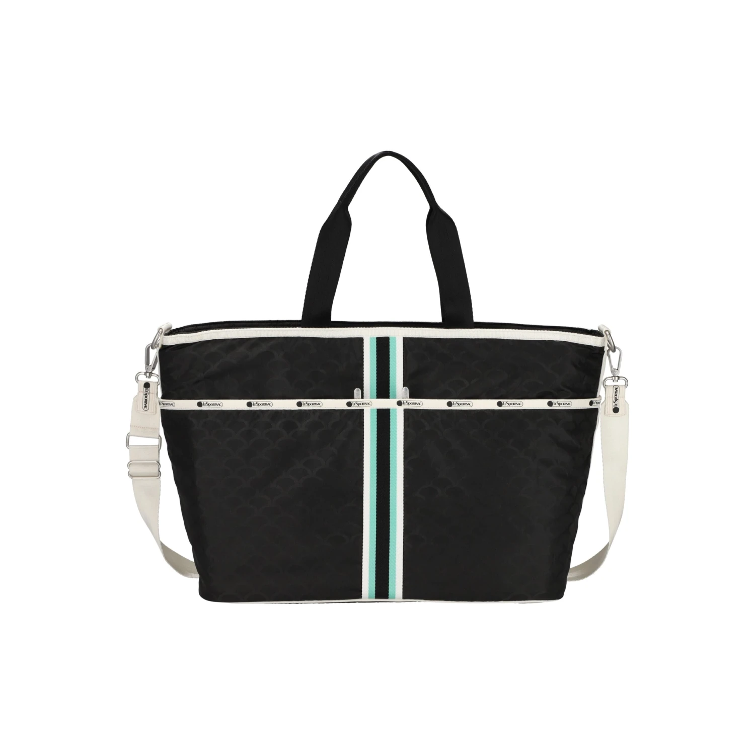 AEC Striped Large Zip Tote 5 AEC Striped Large Zip Tote - Image 3
