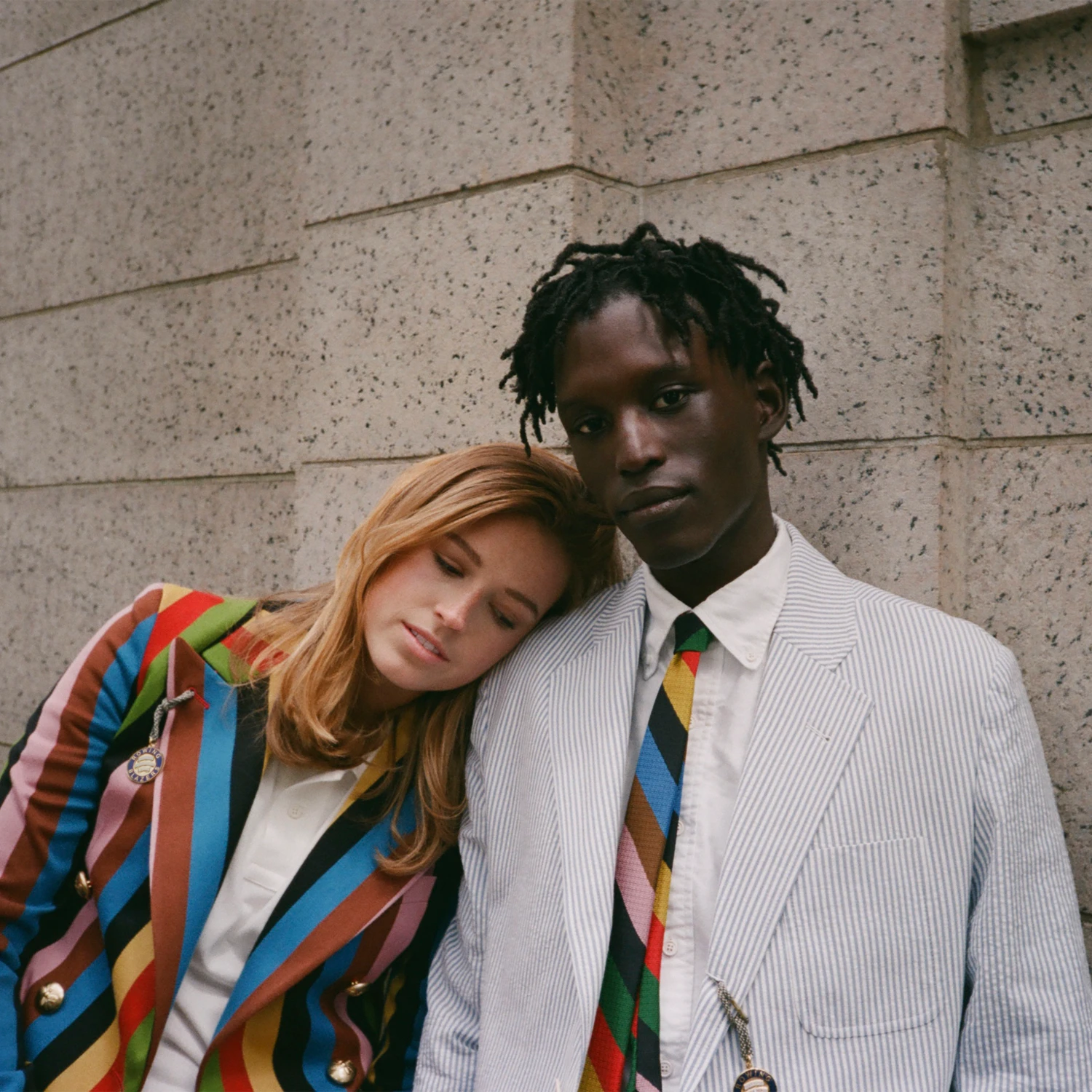 Women's Croquet Stripe Double-Breasted Diana Blazer 12 Women's Croquet Stripe Double-Breasted Diana Blazer - Image 10