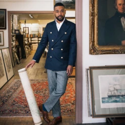 The "Prince Charlie" 8x3 Double-Breasted Blazer -Rowingblazersus Shop 6 cb7c84a1 3e7a 4b76 8883 be46670885a1