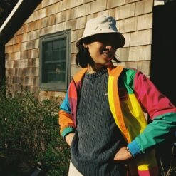 "Cities" Critter-Embroidery Bucket Hat -Rowingblazersus Shop 77710187 83305