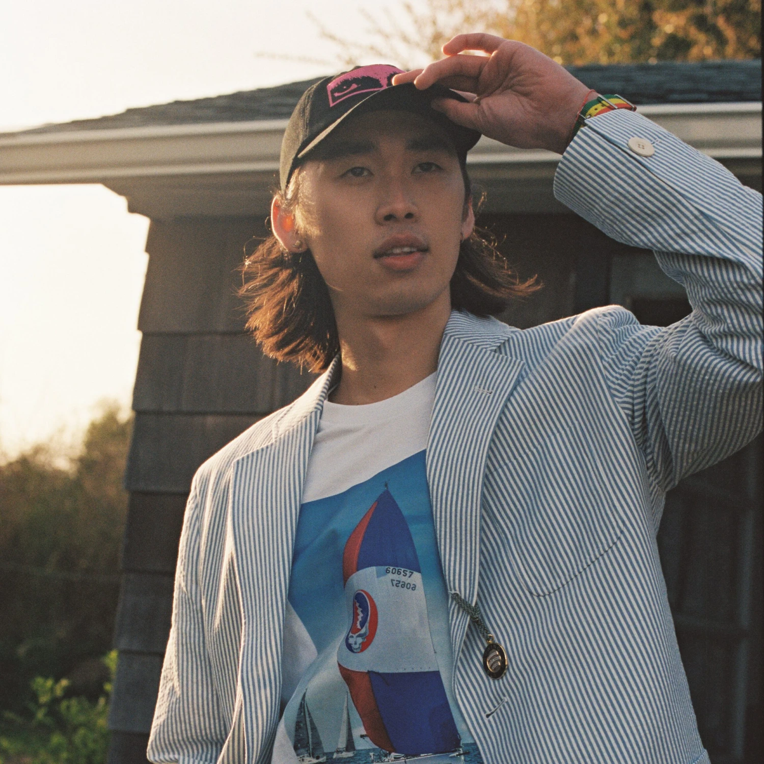 Rowing Blazers X Jams World "Eyes" Cap 6 Rowing Blazers X Jams World "Eyes" Cap - Image 4