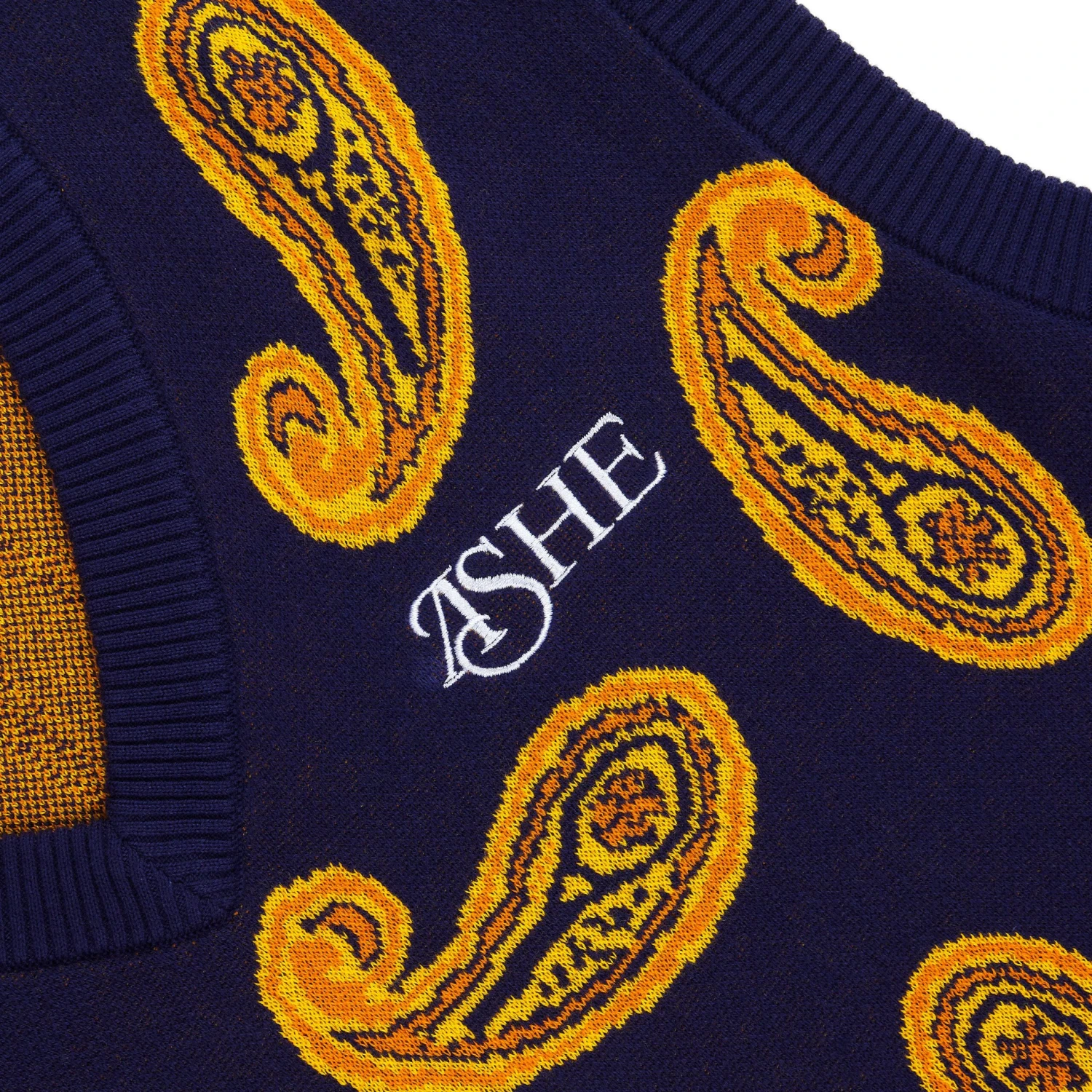 Ashe Paisley Sweater Vest 5 Ashe Paisley Sweater Vest - Image 3