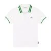 Arthur Ashe Women’s Performance Piqué Tipped Polo 1 Arthur Ashe Women’s Performance Piqué Tipped Polo -Rowingblazersus Shop AA W POLO WHITE FRONT