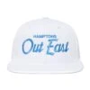 Out East Snapback Hat -Rowingblazersus Shop HoodHats 5 21 0004 Hamptons 100 PCT001 NY064 WH Front