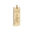 Gold LAX Los Angeles Luggage Tag Charm -Rowingblazersus Shop Jet Set RB28 5910de25 2822 4742 8a03 5e53a0c04ccb