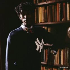 Rowing Blazers X '47 Solid Yankees Sweater 7 Rowing Blazers X '47 Solid Yankees Sweater -Rowingblazersus Shop RB 47 CAMPAIGN 12