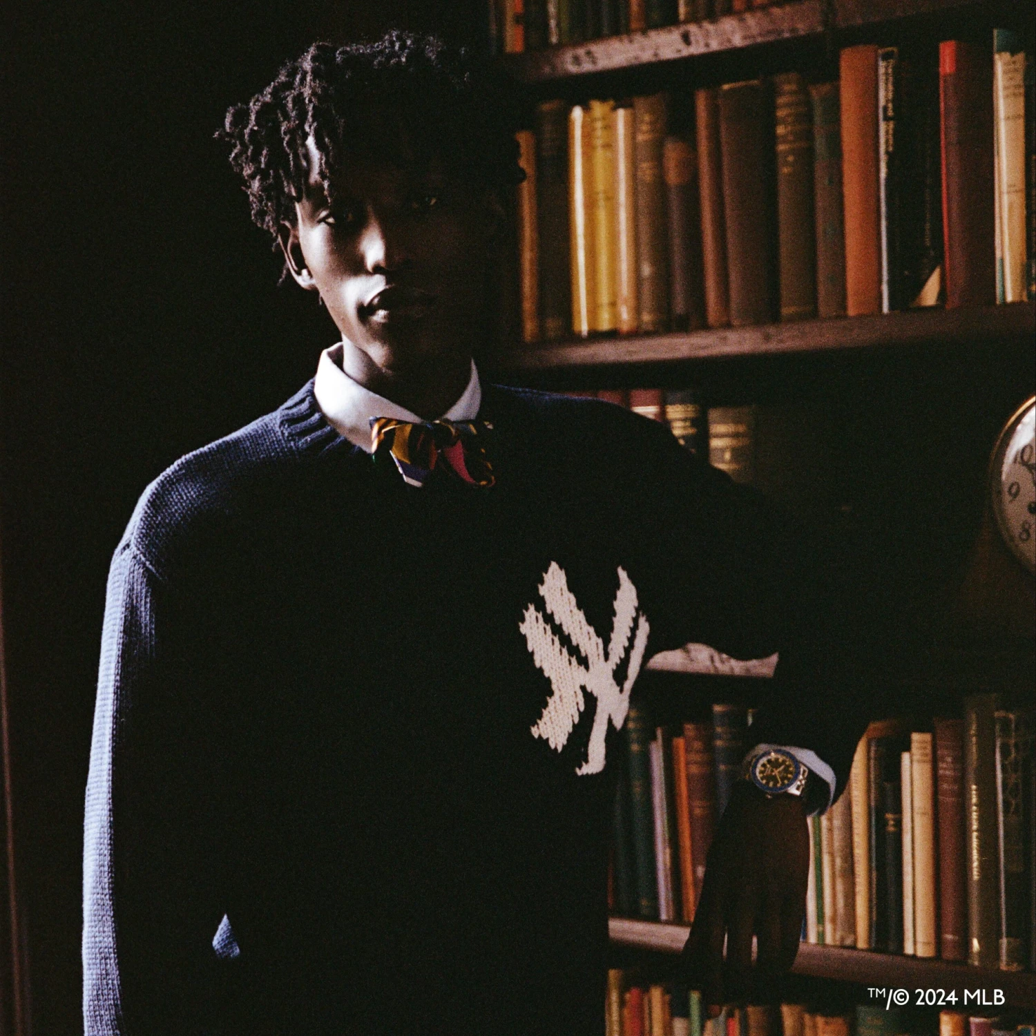 Rowing Blazers X '47 Solid Yankees Sweater 5 Rowing Blazers X '47 Solid Yankees Sweater - Image 3