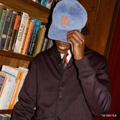 Rowing Blazers X '47 Wide-Wale Mets Cap -Rowingblazersus Shop RB 47 CAMPAIGN 17
