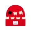 Warm & Wonderful Cotton Sheep Beanie 2 Warm & Wonderful Cotton Sheep Beanie -Rowingblazersus Shop RB BEANIE SHEEP RED FRONT