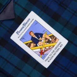 Men's Blackwatch Madras Cotton Jacket -Rowingblazersus Shop RB BLAZER BLACKWATCH D2