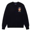 John's Pizza Golf Sweater 2 John's Pizza Golf Sweater -Rowingblazersus Shop RB GOLFSWEATER JOHNS BLACK FRONT