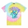Rowing Blazers X Grateful Dead Collegiate Tee -Rowingblazersus Shop RB GRATEFULDEAD TEE DANCINGBEAR TIEDYE FRONT v2