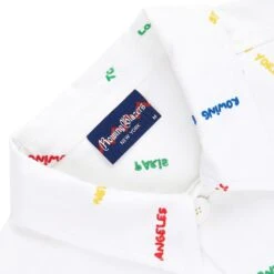 "Cities" Critter-Embroidery Chore Coat -Rowingblazersus Shop RB JACKET CITIES WHITE D1