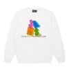 Rowing Blazers X Jams World '90s Crewneck -Rowingblazersus Shop RB JAMS CREWNECK WHITE FRONT