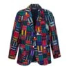 Men's Tie Patchwork Jacket 2 Men's Tie Patchwork Jacket -Rowingblazersus Shop RB M BLAZER PATCHWORK MULTI FRONT