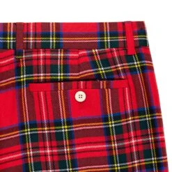 Men's Standard Fit Royal Stewart Tartan Trousers -Rowingblazersus Shop RB M TROUSERS ROYALSTUART RED D2