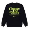 Arthur Ashe X UNINTERRUPTED "Change The Game" Crewneck -Rowingblazersus Shop RB UNINTERRUPTED CREWNECK BLACK BACK