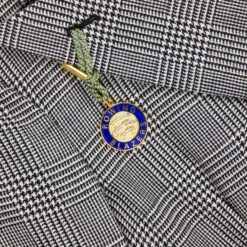 Women's Prince Of Wales Tartan Diana Jacket -Rowingblazersus Shop RB W BLAZER PRINCEOFWALES GREY D2