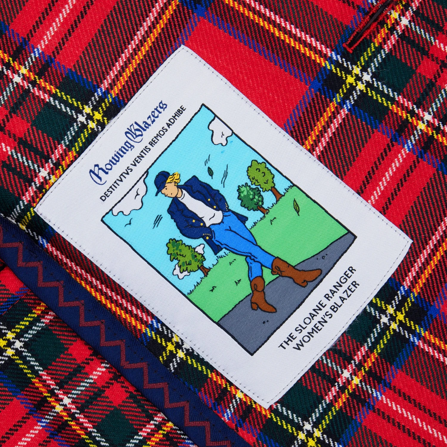 Women's Royal Stewart Tartan Diana Jacket 6 Women's Royal Stewart Tartan Diana Jacket - Image 4