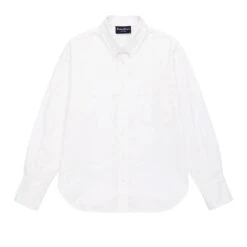 Caroline Back-Button Oxford Shirt