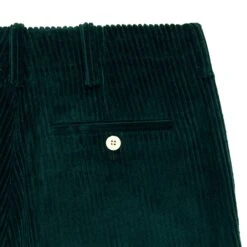 Women's Corduroy Trousers -Rowingblazersus Shop RB W TROUSERS CORDUROY GREEN D2