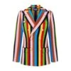 Women's Croquet Stripe Double-Breasted Diana Blazer 2 Women's Croquet Stripe Double-Breasted Diana Blazer -Rowingblazersus Shop RB WBLAZERCROQUETSTRIPE FRONT v2
