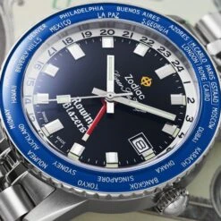 Zodiac X Rowing Blazers Super Sea Wolf World Time GMT -Rowingblazersus Shop RB ZODIAC GMT WORLD BLUE 7