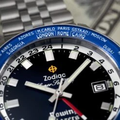 Zodiac X Rowing Blazers Super Sea Wolf World Time GMT -Rowingblazersus Shop RB ZODIAC GMT WORLD BLUE 8