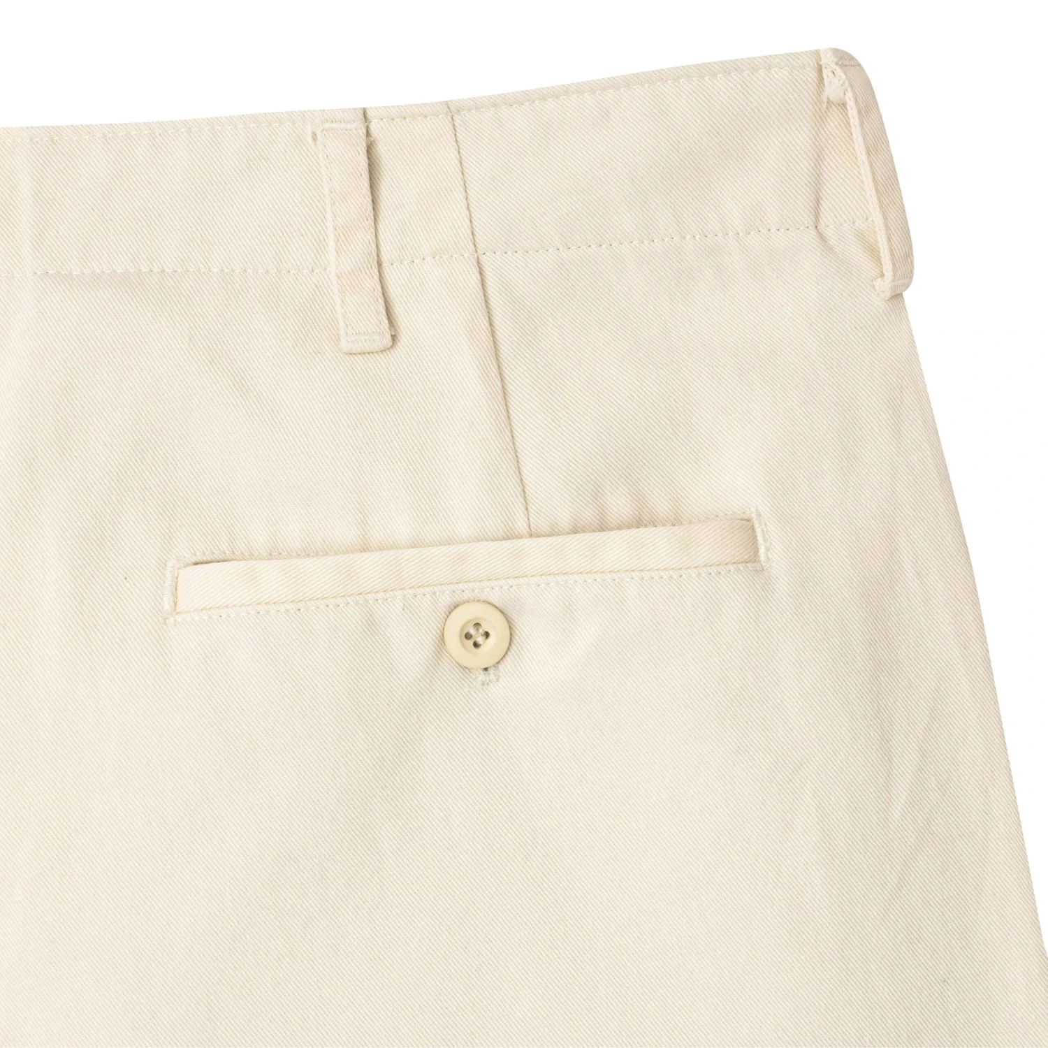 Women's Tailored Cream Twill Trousers 5 Women's Tailored Cream Twill Trousers - Image 3