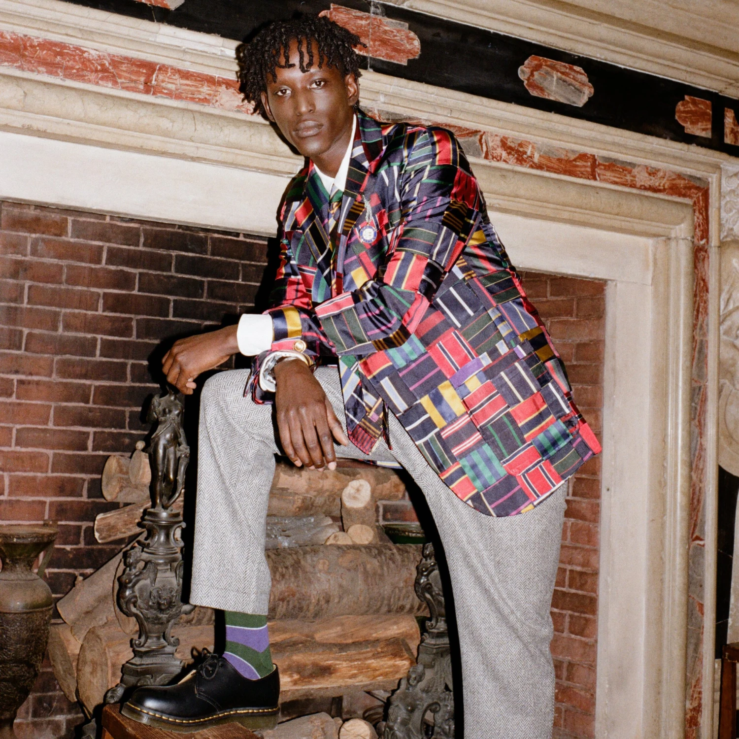 Men's Herringbone Trousers 7 Men's Herringbone Trousers - Image 5