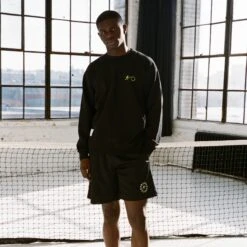 Arthur Ashe X UNINTERRUPTED Mesh Gym Shorts -Rowingblazersus Shop color black 4 839ae720 f496 4aa2 8163 23e6554e8871