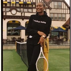 Arthur Ashe Hero Hoodie -Rowingblazersus Shop color black 6 8e1d1c46 c465 40ac 9b7e 82fe57b22caf
