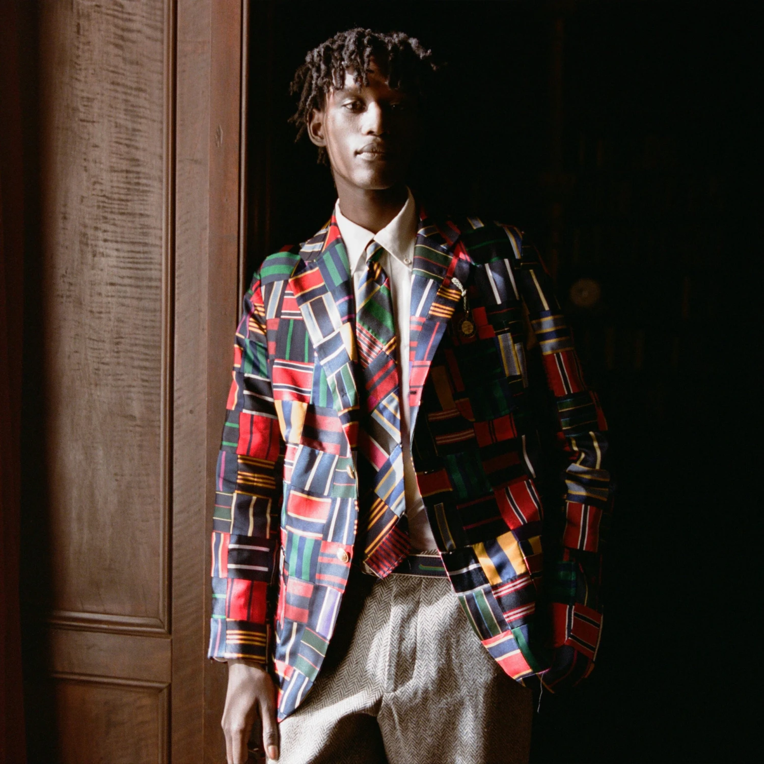 Men's Herringbone Trousers 4 Men's Herringbone Trousers - Image 2