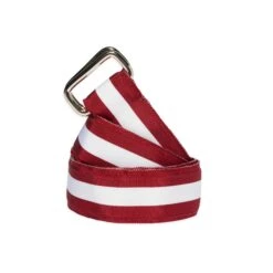 Extra-long Grosgrain Belt -Rowingblazersus Shop color burgundy white 1 03cdb507 27ad 4db0 888e b4fc8ca39a42