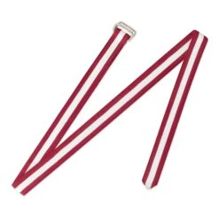 Extra-long Grosgrain Belt -Rowingblazersus Shop color burgundy white 2